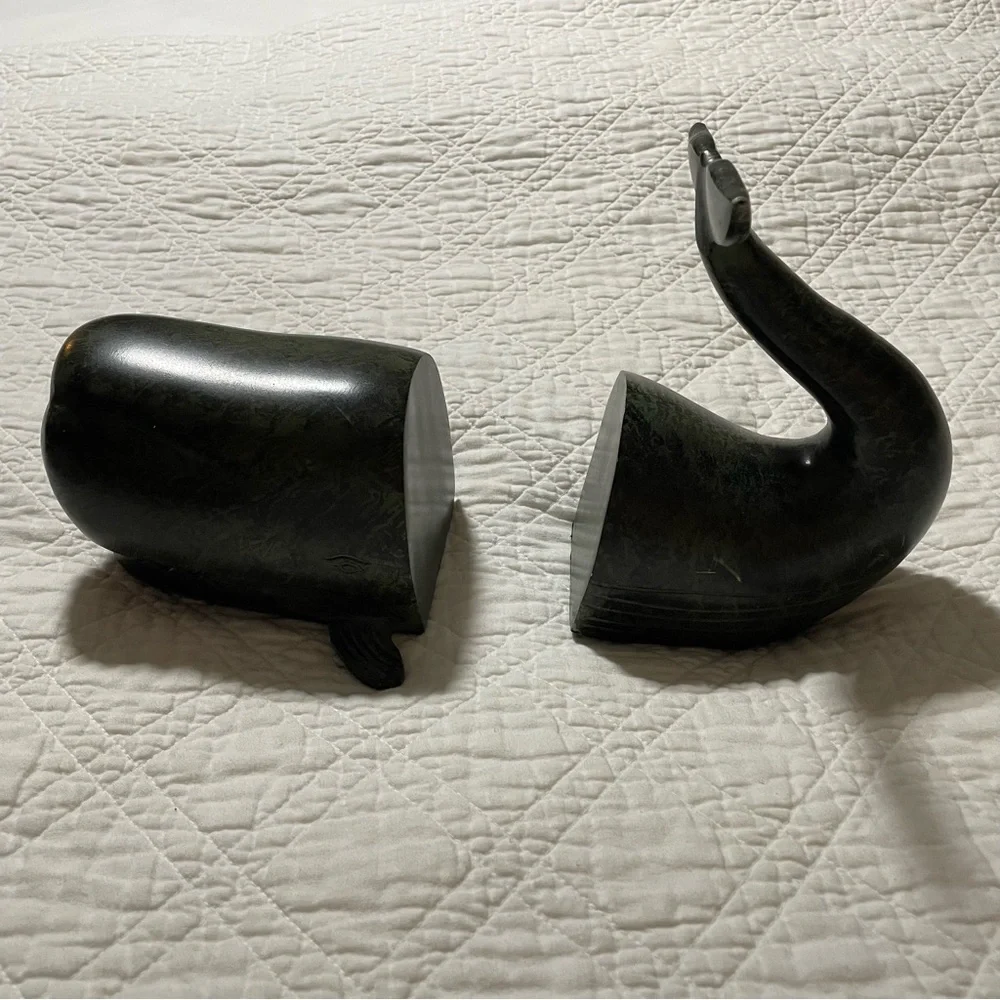 Pottery Barn Whale Bookends